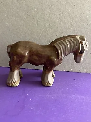 Buy Tremar Pottery Shire Horse,Clydesdale Horse,Welsh Cob Figure,Ornament • 12.85£