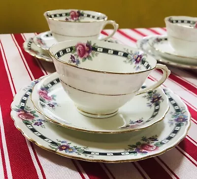 Buy Vintage Tuscan China Tea Set, Vintage China English Tea Set, Vintage Tea Trio • 40£