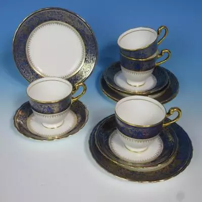 Buy New Chelsea Made In England China - Staffs - Tea Cups, Saucers, Plates - 4 Trios • 57.19£