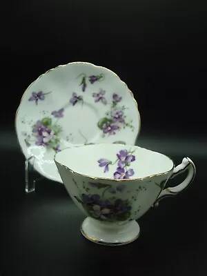 Buy Hammersley Bone China Victorian Violets England's Countryside Cup & Saucer Set • 15.14£