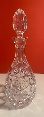 Buy Vintage Heavy Lead Crystal/Cut Decanter With Stopper • 21.99£
