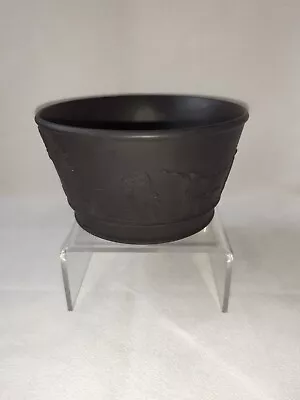 Buy Rare Shape Early Black Basalt Wedgwood Bowl • 29.99£