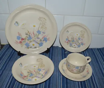 Buy 10 X Poole Pottery Springtime 2 Dinner Plates 2 Tea Plates 2 Bowls 2 Cup/saucers • 19.99£