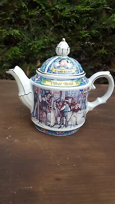 Harrods Harrods Knightsbridge Sadler Teapot Blue Small VGC Made in England 1 Cup 