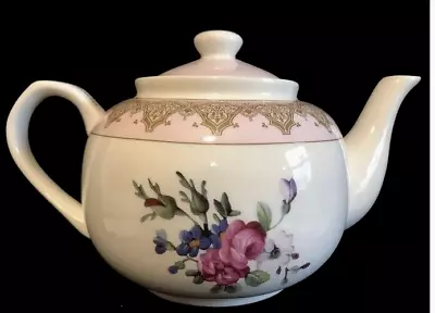 Buy NEW V&A Museum Exclusively For Marks & Spencer Inspired China Floral Lace Teapot • 14.50£