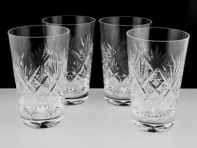 Buy Set Of Four Webb Corbett Crystal Small Tumbler Drinking Glasses • 38.99£