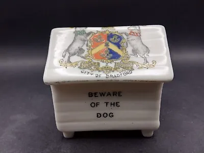 Buy Crested China - CITY OF BRADFORD Crest - Dog Kennel - Warwick China. • 5.60£