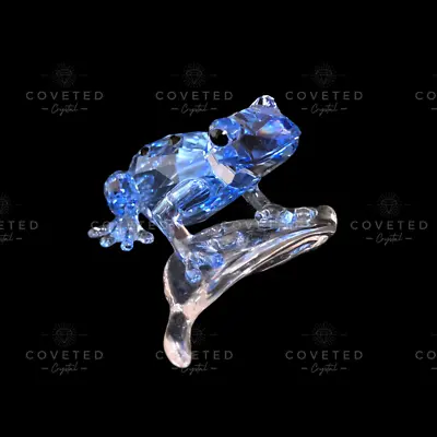 Buy Swarovski Crystal 2009 EVENT PIECE BLUE DART FROG 955439 Mint Boxed Rare Retired • 120£