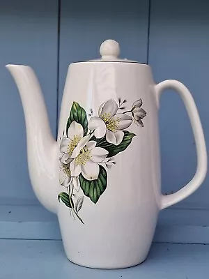Buy Sylvac Teapot Pattern 3828 - White Roses • 4£