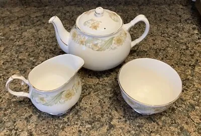 Buy Duchess Bone China Greensleeves Large Teapot Milk Jug Sugar Bowl SET • 17.50£