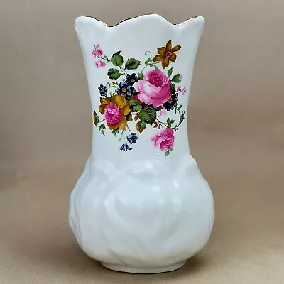 Buy Vintage Crown Staffordshire Fine Bone China Vase • 13.73£