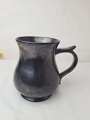 Buy Vintage Prinknash Pottery  - Tankard / Mug - Pewter Glaze - 12cm • 16.58£