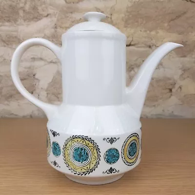 Buy Vintage Coffee Pot Broadhurst Kathie Winkle Carosel 1970s Teapot Retro Ironstone • 14.95£