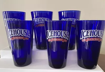 Buy Icehouse Cobalt Blue Drinking Glasses Set Of 6. • 40.03£