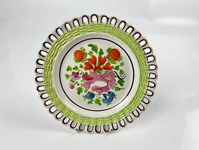 Buy A Glamorgan Pottery, Swansea, Reticulated And Hand-painted Plate C.1814-20#1 • 65£