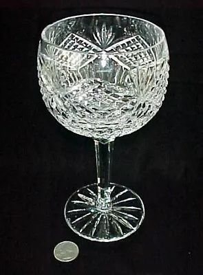 Buy Tyrone Crystal Gorgeous Antrim Pattern Balloon Stem Wine Goblet • 36.98£