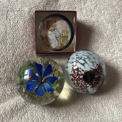 Buy Paperweight Bundle Including Daphne Pain And Mtarfa Glass • 12£