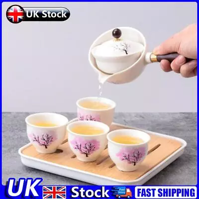 Buy Portable Chinese Gongfu Kung Fu Tea Set Rotating Ceramic Teapot Teaware (M) UK • 13.89£