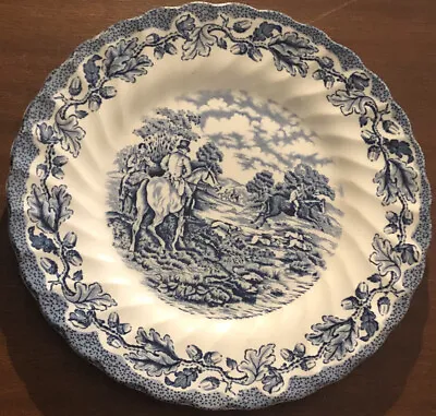 Buy Myott’s Blue & White “country Life” Staffordshire Plate Ironstone Side Plate Vgc • 12£