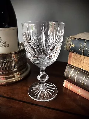 Buy Edinburgh Crystal Claret Wine Glass | Sutherland Pattern • 9.99£