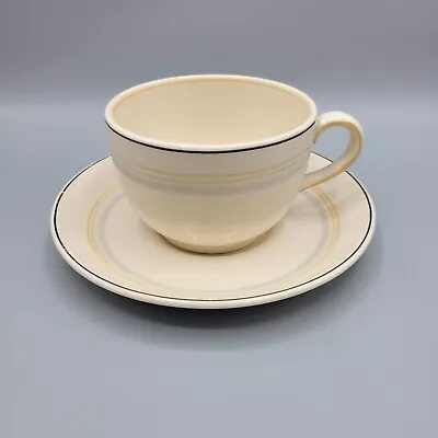 Buy Maddock Ivory Ware Teacup & Saucer, The Cunard Steamship Co Lmtd, England  • 61.56£