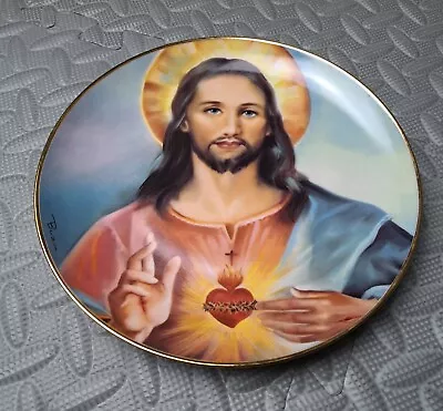 Buy Royal Doulton Sacred Heart Jesus Bar Zoni Limited Edition Collector Plate 8  Dia • 15£