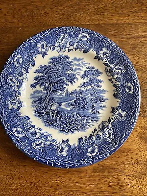 Buy English Ironstone Tableware Blue 7” Plate • 5£