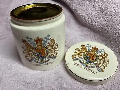 Buy Collectable Sandland Ware Frank Cooper Ltd 1953 Coronation Marmalade Jar 2 Lids • 20£