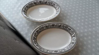 Buy Wedgwood Florentine Black Gold Open  Vegetable Dishes 10  Unused 2 Available • 39.99£