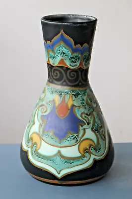 Buy Vintage Amphora Holland Verto Decorative Vase Hand Painted Art Nouveau 1920's • 59.99£