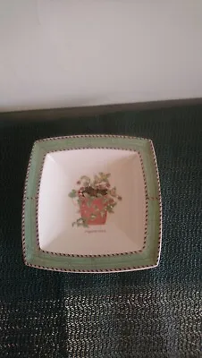 Buy Wedgewood Sarah's Garden Sweet Dish 6  Square 1997 Queen's Wear Never Used Excon • 9.95£