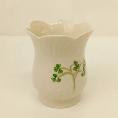 Buy Donegal Parian China Clover Small Vase White Green -WRDC • 7.99£