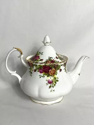 Buy Vintage Royal Albert Old Country Roses Teapot - 1960s - English China Tea Pot GC • 45£