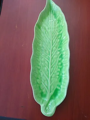 Buy Shorter And Son Majolica Leaf Dish • 5£