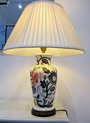 Buy Vintage Royal Worcester Floral Fine Bone China Table Lamp Oriental Design • 38£