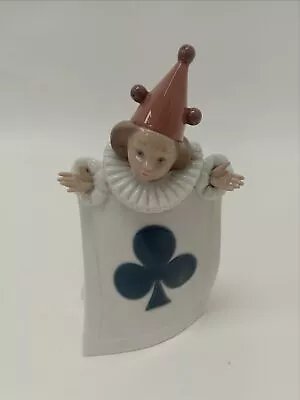 Buy Lladro Nao Ace Of Clubs Card Figurine Unboxed Pastel Ornament Rare • 13.50£