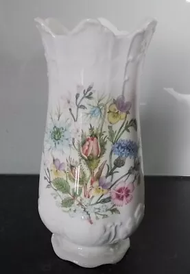 Buy Aynsley Wild Tudor Fine Bone China Victorian Flower Vase - 15cm • 12.99£