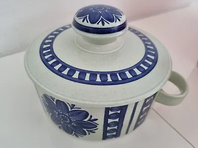 Buy Stonehenge Midwinter Pottery Tableware - Casarole With Lid, Blue Dahlia • 15£