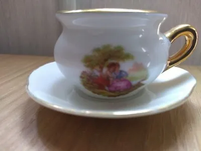 Buy Vintage Gemma Czecho Slovakia Rdo. De Benidorm China Miniature Cup And Saucer • 3.99£