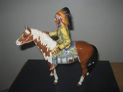 Buy Rare Beswick Mounted Indian ** Perfect • 295£