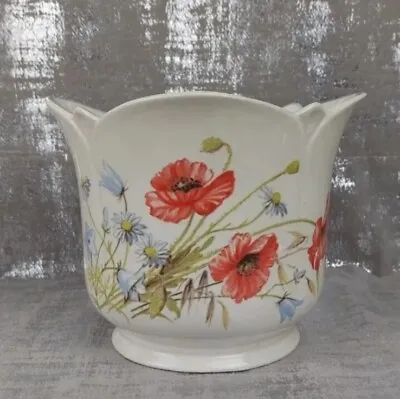 Buy Royal Winton Country Diary Collection Large Poppy Plant Pot 1977 Webb & Bower • 19.99£