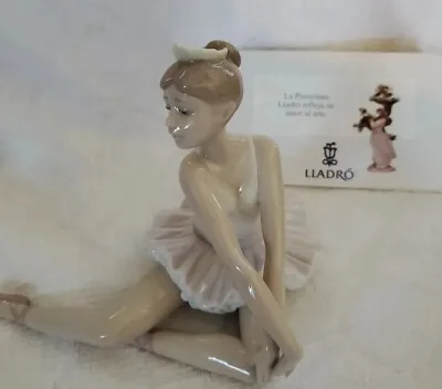 Buy Lladro Ballerina Sitting Retired Original Box / Packaging • 374.65£