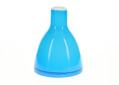 Buy Holmegaard Per Lutken Blue & White Glass Vase Midcentury MCM 60s CHARITY! • 47.14£