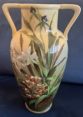 Buy Fabulous Art Nouveau Burmantofts Pottery Slipware Vase C.1895 • 425£