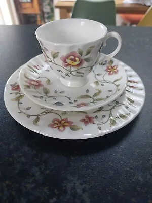 Buy Minton Floral Tapestry S770 Trio Set- Cup/saucer & Plate Royal Doulton 1989  • 11£