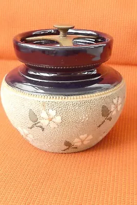Buy Antique Lovatt Langley Ware Pottery Tobacco Jar With Brass Fitting • 55£