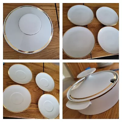 Buy Vintage Thomas Germany White Gold Trim Pick Your Items Tureen, Plates, Saucers • 10£