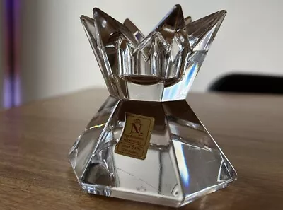 Buy Vintage Nachtmann 24% Lead Crystal Glass Candlestick 6.75cm High • 0.99£