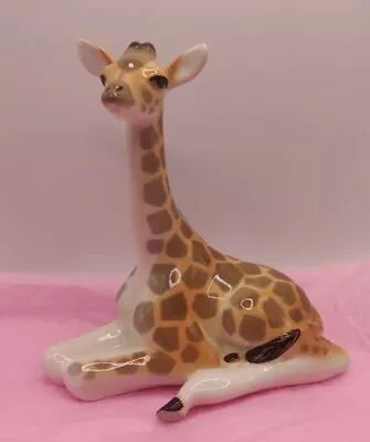 Buy Vintage Beautiful Baby Porcelain Giraffe Figurine Lomonodov Russian USSR • 25£
