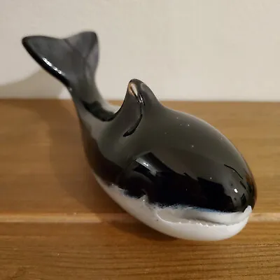 Buy Langham Glass Art Glass Whale Figurine • 20£